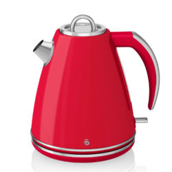 Swan Retro Jug Kettle - Red